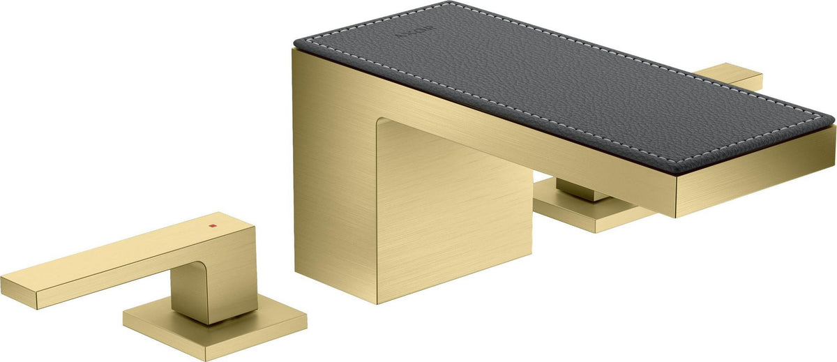 AXOR MYEDITION 3-Loch-Waschtischmischer 70 ohne Platte in polished gold optic – PowderRain