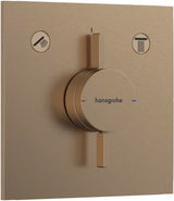 HANSGROHE DuoTurn E Unterputz-Mischer 2 Verbraucher Chrom – Thermostat & Umsteller