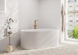 HANSGROHE Einhebel-Wannenmischer Tecturis E bodenstehend chrom mit Stabhandbrause