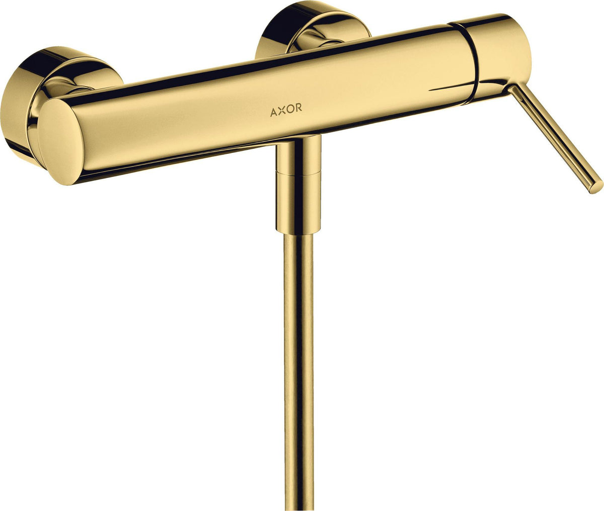 AXOR STARCK Brausemischer DN15 Aufputz Chrom – Einhandhebelmischer mit Temperaturbegrenzung