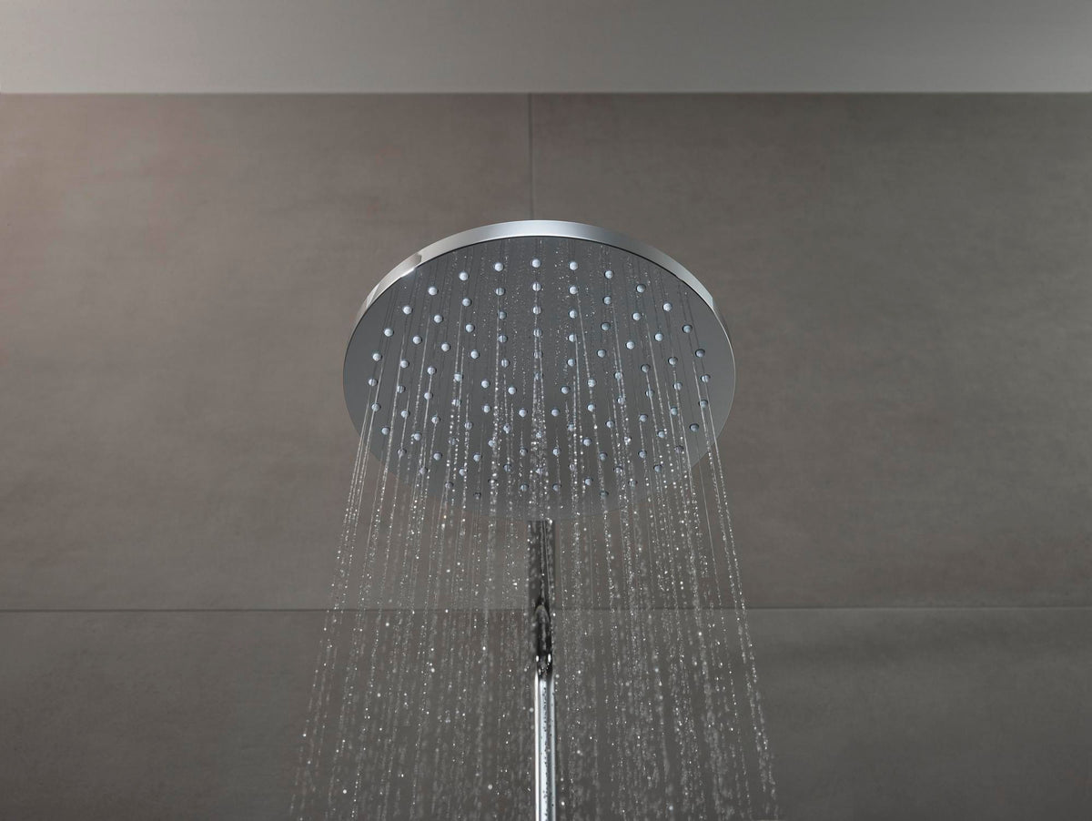 HANSGROHE Showerpipe VERNIS Blend 200 1jet Reno EcoSmart Chrom – Duschsystem mit Kopf- und Handbrause