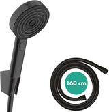HANSGROHE Pulsify Select S 105 3jet Brauseset mattschwarz PowderRain Massagestrahl