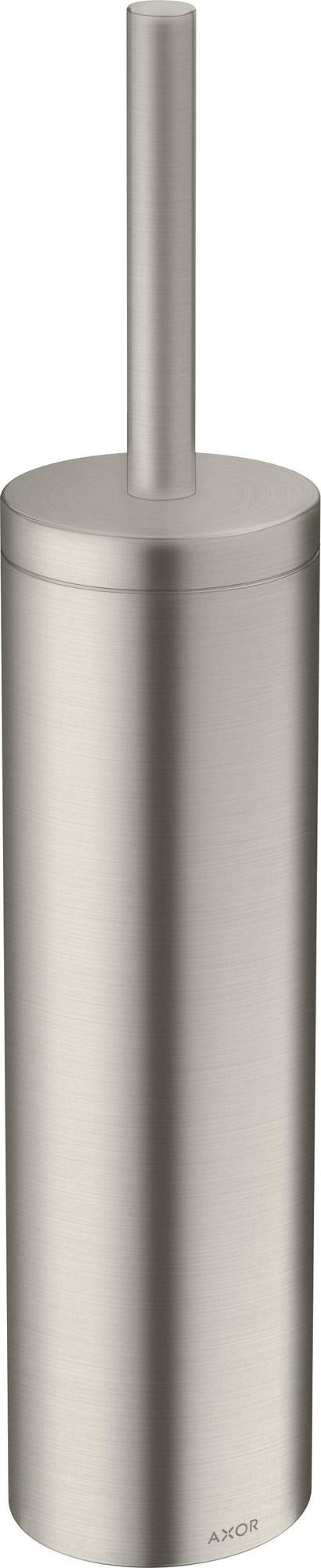 AXOR Universal Circular Toilettenbürstenhalter Wandmontage mattweiß – Metall, mit Deckel