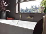 HANSGROHE Wannenmischer Vivenis Aufputz Chrom – WaterfallStream, 2 Verbraucher, DN15