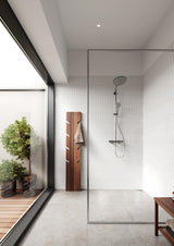 hansgrohe RainDrain Corner Komplettset Punktablauf 240/240, Edelstahl gebürstet – rahmenloses Design, DN40, höhenverstellbar