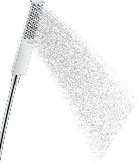 HANSGROHE Stabhandbrause Pulsify E 1jet Chrom – PowderRain Strahlart & QuickClean