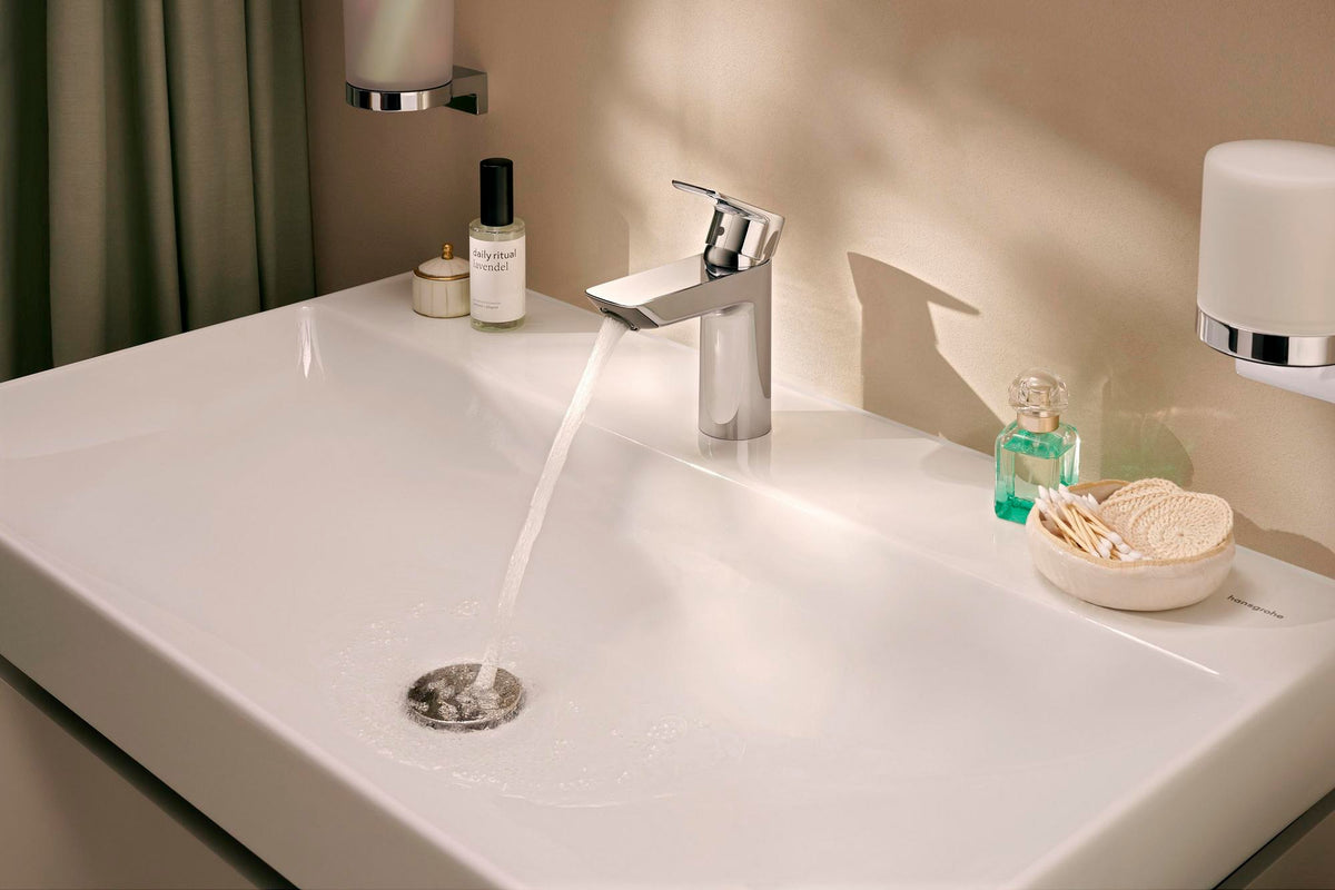 HANSGROHE Rainmaker Select 460 3jet Duschsystem – Showerpipe mit Thermostat, weiß/chrom