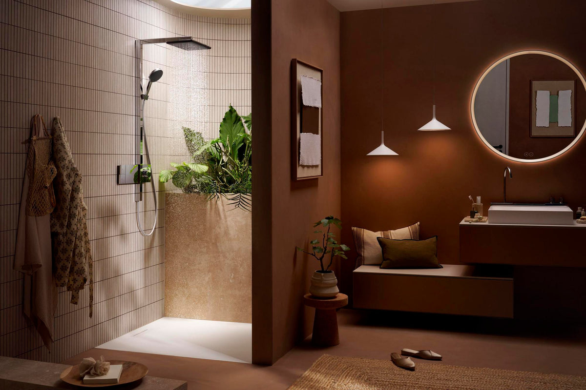 HANSGROHE Raindance Alive Q 210/340 1jet Duschsystem mit Thermostat und Select-Technologie