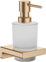 HANSGROHE AddStoris Lotionspender Wandmontage Chrom – 200 ml Flüssigseife, Mattglas