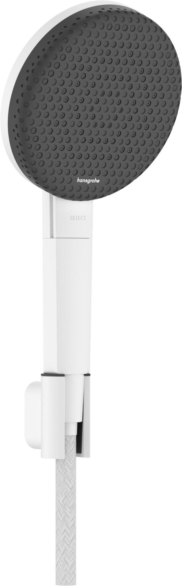 HANSGROHE Raindance Alive Select S Brausehalterset 125 mm 3jet EcoSmart mit Textilschlauch 1600 mm