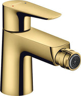 Hansgrohe Talis E Einhebel-Bidetmischer DN15 mit Ablaufgarnitur, chrom – Kugelgelenk-Luftsprudler, 5 l/min