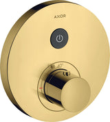 AXOR ShowerSelect Round Unterputz Thermostat für 1 Verbraucher, Chrom – komfortable Select-Technologie