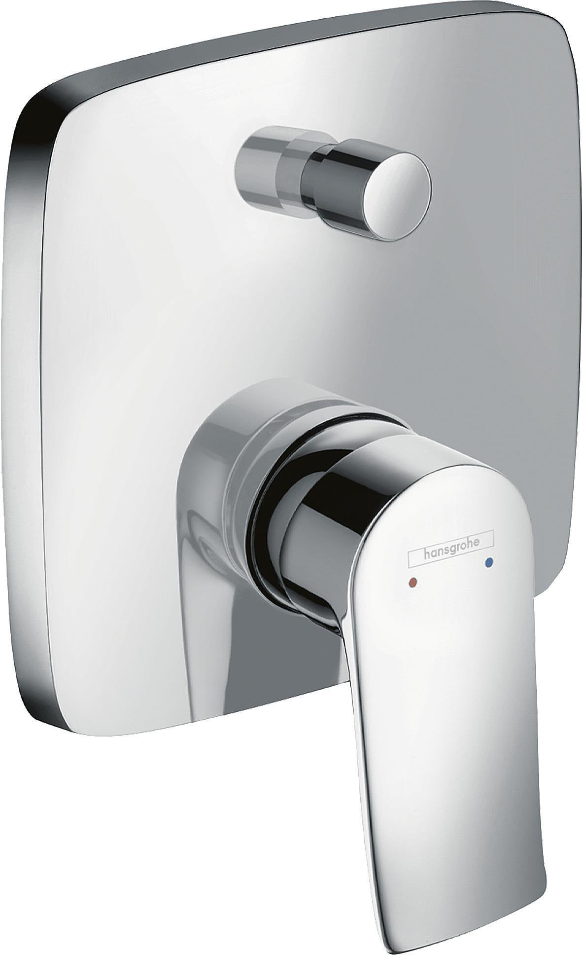 Hansgrohe Metris UP Wannenmischer Fertigmontageset chrom mit Sicherungskombination EN 1717