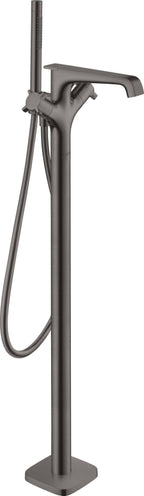 schwarz / brushed black chrome