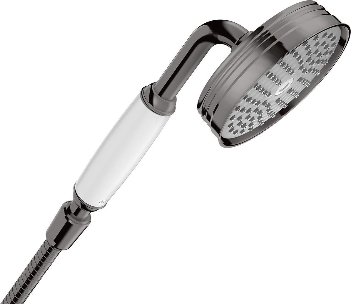 AXOR MONTREUX Handbrause 1jet DN 15 Chrom – 100 mm RainAir Strahl, QuickClean Antikalk