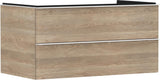 HANSGROHE Xelu Q Waschtischunterschrank 980 mm weiß hochglanz mit SoftClose und Inneneinteilung