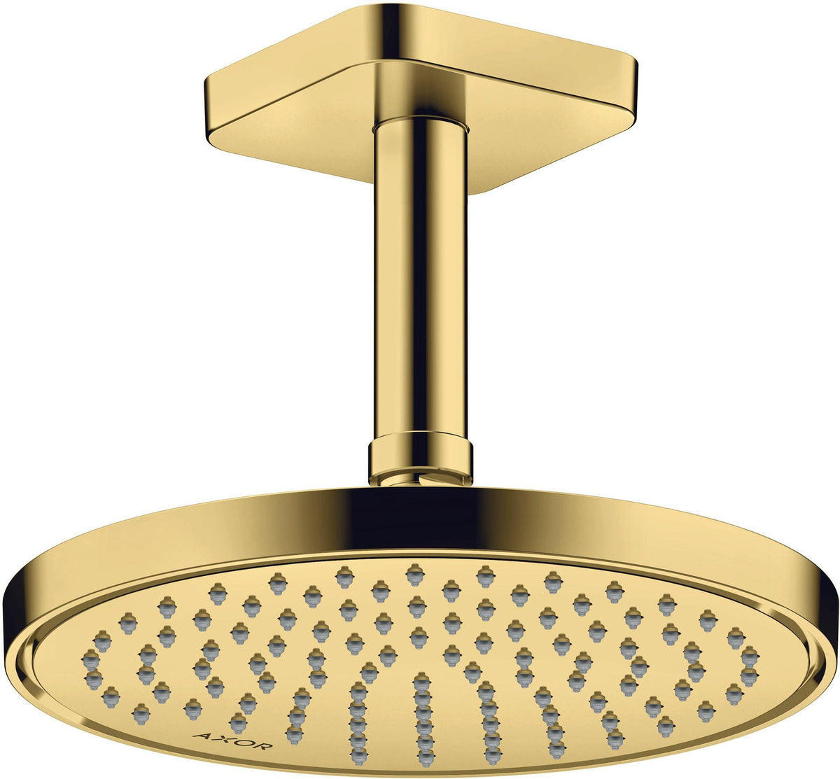 AXOR Kopfbrause 220 1jet chrom – Rain-Strahl, 220 mm, Wand- oder Deckenmontage