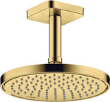 AXOR Kopfbrause 220 1jet chrom – Rain-Strahl, 220 mm, Wand- oder Deckenmontage