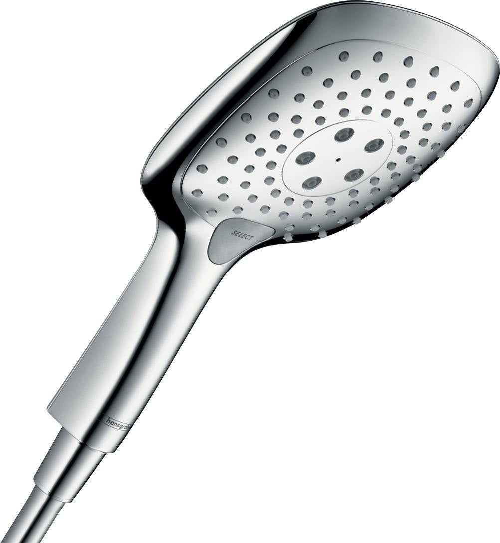 HANSGROHE Raindance Select E 150 3jet Handbrause DN 15 – Chrom, 3 Strahlarten, Antikalk