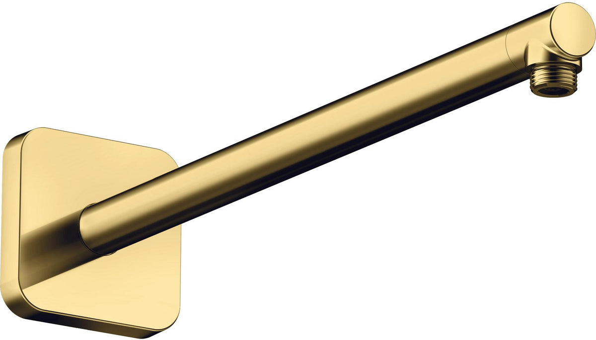 AXOR Brausearm 390mm DN 15 softsquare polished red gold – Wandmontage, Messing