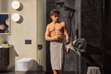 HANSGROHE Pulsify E 1jet Stabhandbrause EcoSmart Chrom – PowderRain & QuickClean