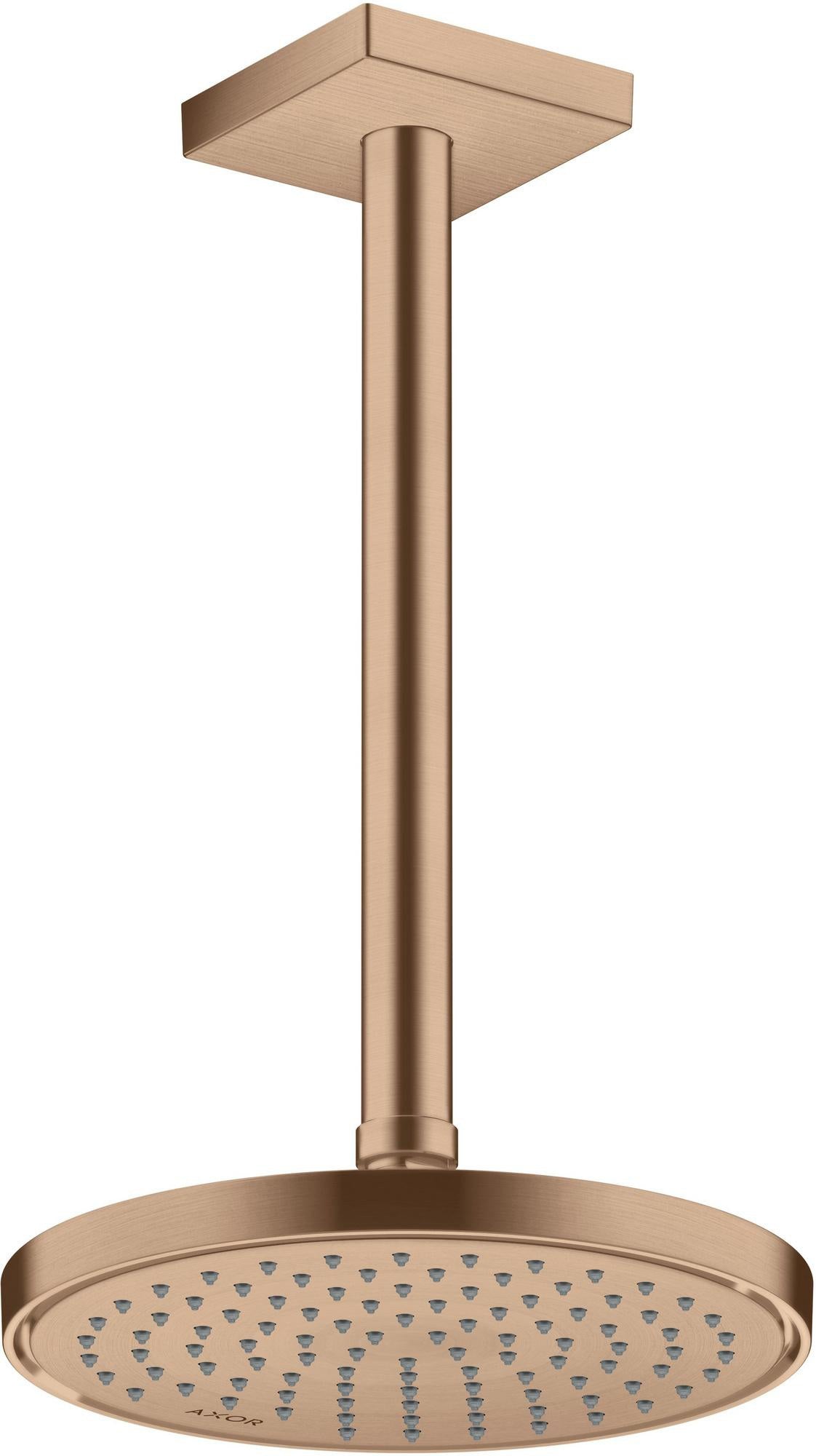 AXOR Kopfbrause 220 1jet EcoSmart Chrom – Rain-Duschkopf mit Antikalk, 220 mm, für Wand- und Deckenmontage