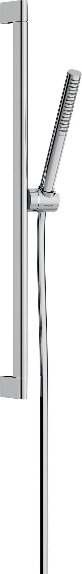 Hansgrohe Pulsify S Brauseset mit 650 mm Brausestange in Chrom – PowderRain Strahlart