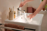 Hansgrohe Xanuia Q Waschtisch 600x480 mm weiß ohne Hahnloch mit Überlauf