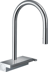 Hansgrohe HG Spültischmischer 170 Aquno Select M81 mit Ausziehbrause 3jet Chrom