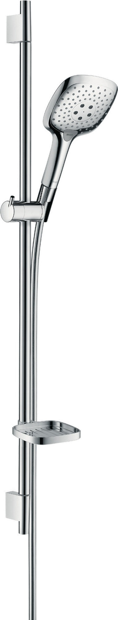 HANSGROHE Raindance Select E 150 3jet Brauseset mit Unica'S Puro Stange 650 mm Chrom
