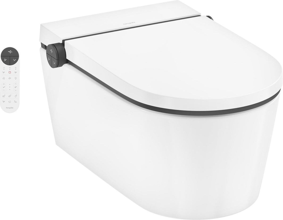 HANSGROHE Dusch-WC LavaPura Element S AquaHelix Flush mit HygieneEffect – Komplettset Wand-WC