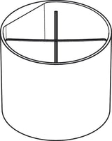 Hansgrohe WallStoris Becher 126 mm mattschwarz – Wand-Accessoire mit Trennwand