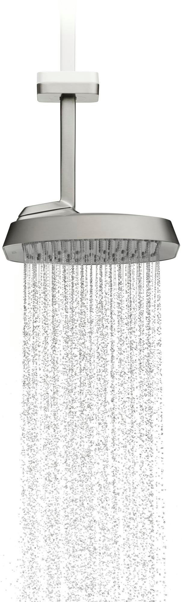 AXOR ShowerSphere 1jet Kopfbrause 370 x 220 mm mit Deckenanschluss – Rain FlexPower, QuickClean+