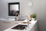 HANSGROHE HG Spültischmischer 300 Select 2jet sBox Ausziehbrause M5117-H300 Chrom