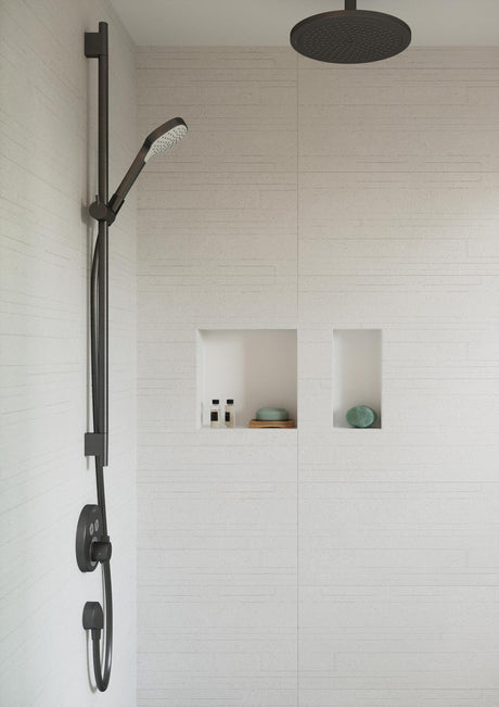 HANSGROHE HG Handbrause CROMA Select E 1jet brushed bronze – 110 mm, Rain, QuickClean