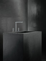 AXOR Uno 200 3-Loch-Waschtischarmatur von Hansgrohe – Chrom, ComfortZone 200, Zerogriffe