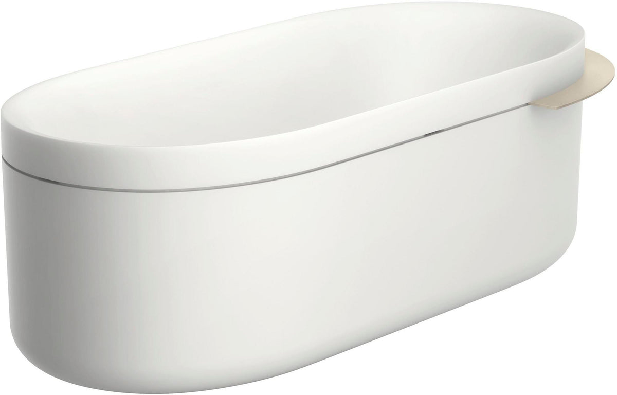 AXOR Suite Badewanne 1900 x 850 mm freistehend oval – SolidSurface, matt, 2 Personen