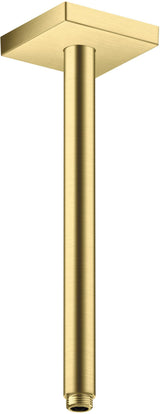 AXOR Decken-Anschlussstück 300 mm DN 15 eckig brushed brass