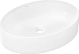 Hansgrohe Xuniva D Aufsatzwaschtisch 550x400mm weiß ohne Hahnloch ohne Überlauf