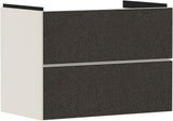Hansgrohe Xevolos E Waschtischunterschrank 780 mm Eiche Dunkel Mattweiß mit PushOpen und SoftClose