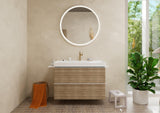 HANSGROHE Spiegel Xarita Lite S – runder LED-Wandspiegel 700 mm mit TouchlessSensor und AntiFog