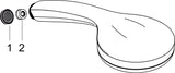 HANSGROHE Handbrause Croma 100 Mono DN 15 EcoSmart – 1 Strahl Rain, chrom, 100 mm