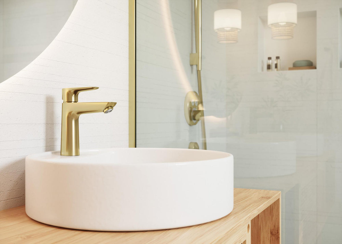 HANSGROHE Talis E Einhebel-Waschtischmischer 110 mit Ablaufgarnitur, chrom – ComfortZone, 5 l/min