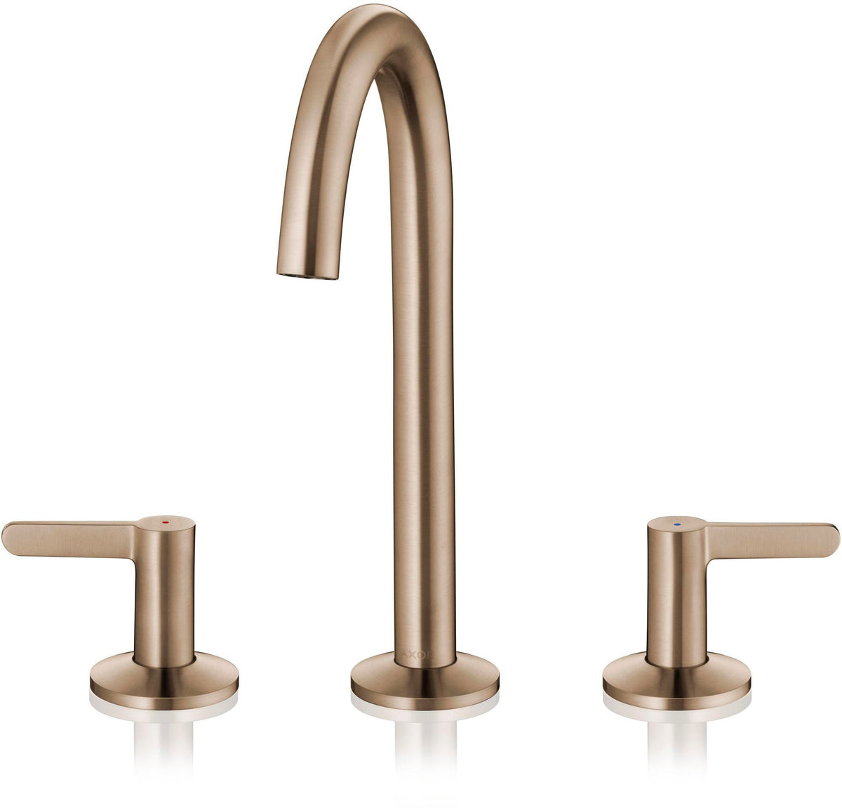 AXOR ONE 3-Loch-Waschtischarmatur 170 mit Push-Open Ablaufgarnitur Chrom
