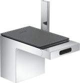 AXOR MYEDITION Einhebel-Bidetmischer ohne Platte polished gold optic mit Push-Open Ablaufgarnitur
