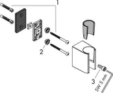 AXOR ONE Brausehalter feste Position Chrom – Wandhalterung aus Metall
