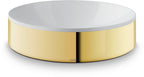 sonstige / polished gold optic / Becken mittig, Designrahmen polished gold optic
