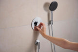 Hansgrohe FixFit Fine S Wandanschluss mit Rückflussverhinderer, 1/2 Zoll, schwarz