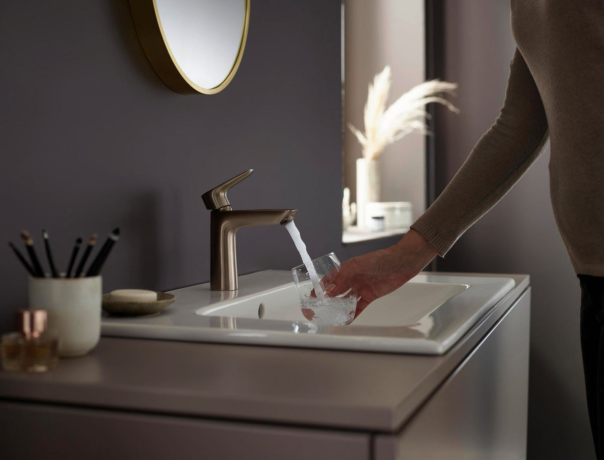 HANSGROHE Talis E Einhebel-Waschtischmischer 110 mit Ablaufgarnitur, chrom – ComfortZone, 5 l/min