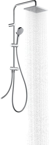 HANSGROHE Showerpipe VERNIS Shape 230 1jet Reno Chrom – Duschsystem mit Kopf- und Handbrause